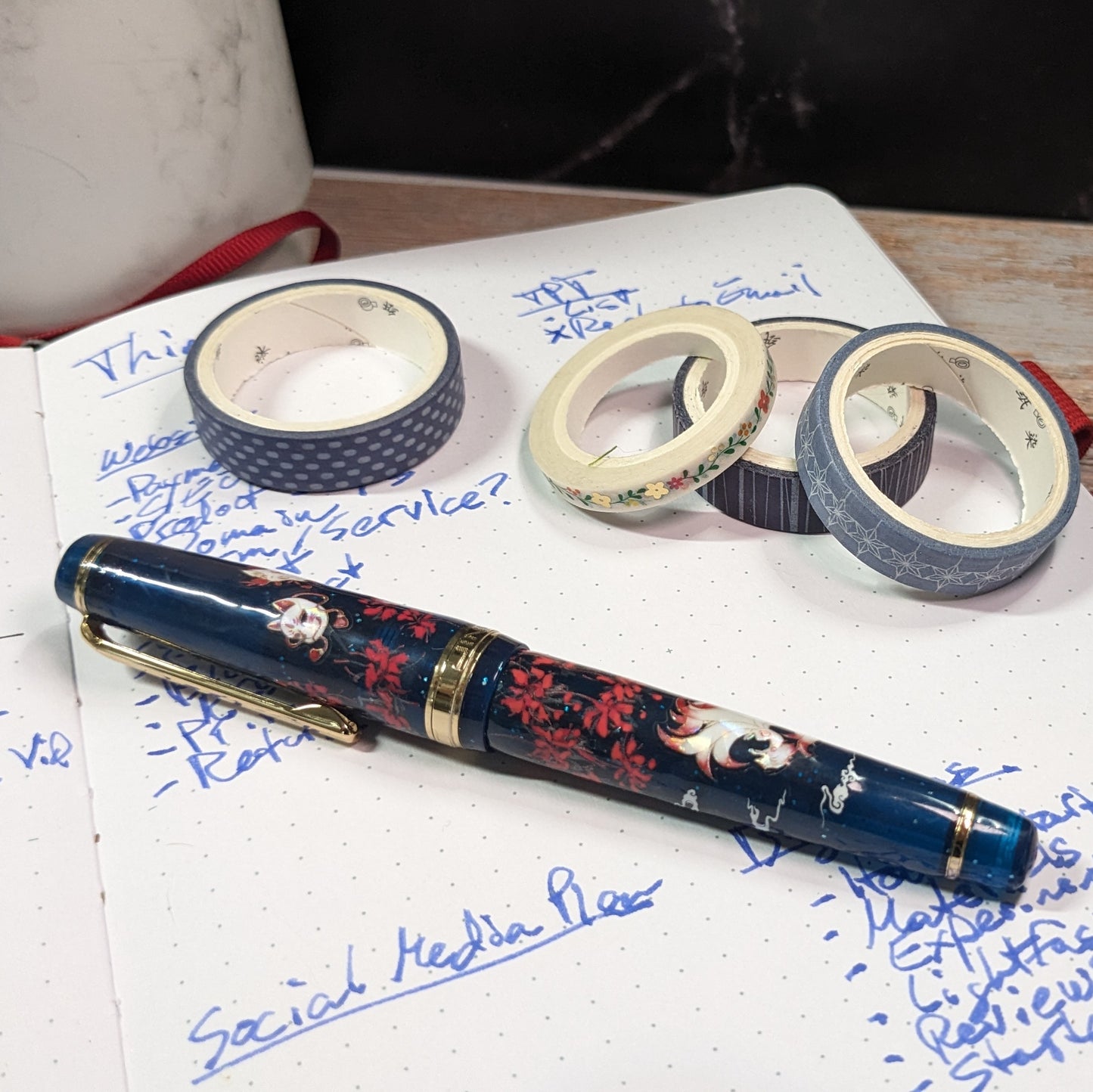 Kitsune Flash - Custom Jinhao 82 Fountain Pen