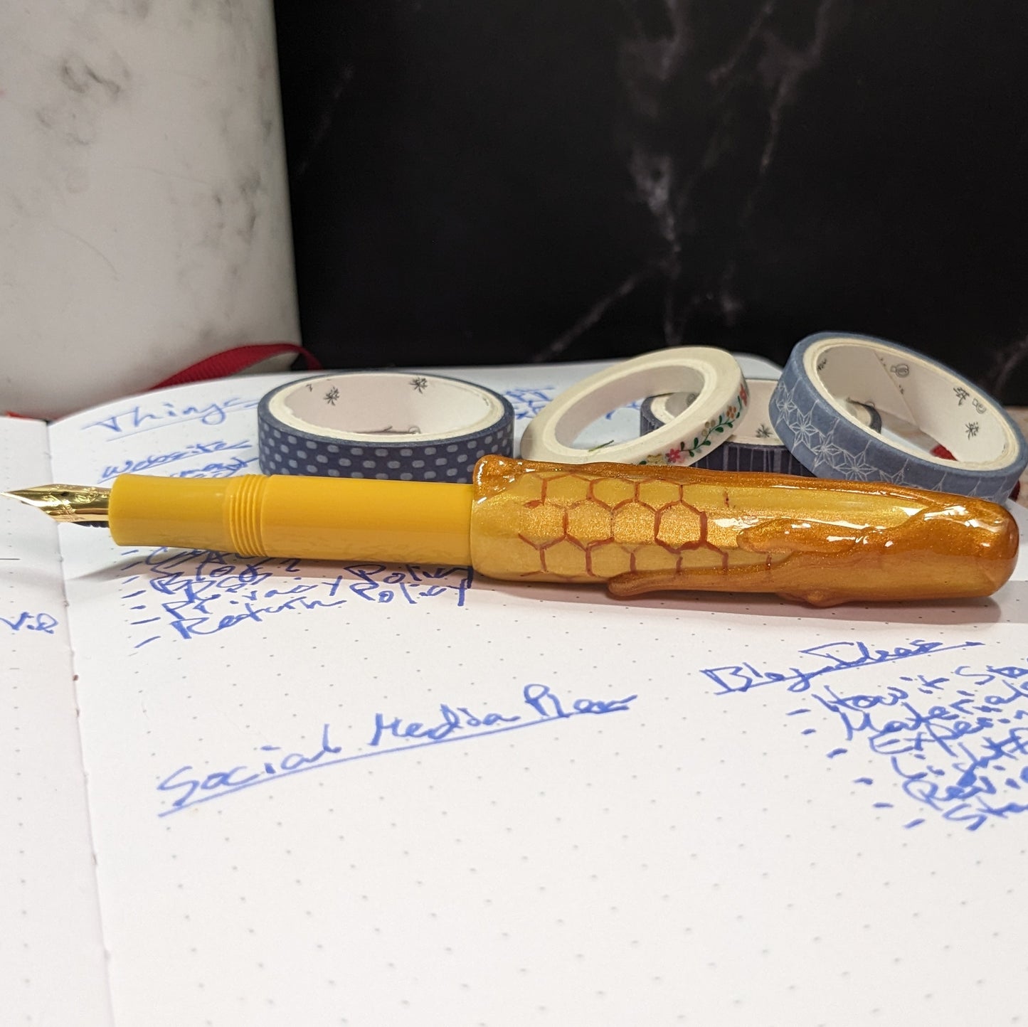 Honeycomb - Custom Kaweco Sport Fountain Pen