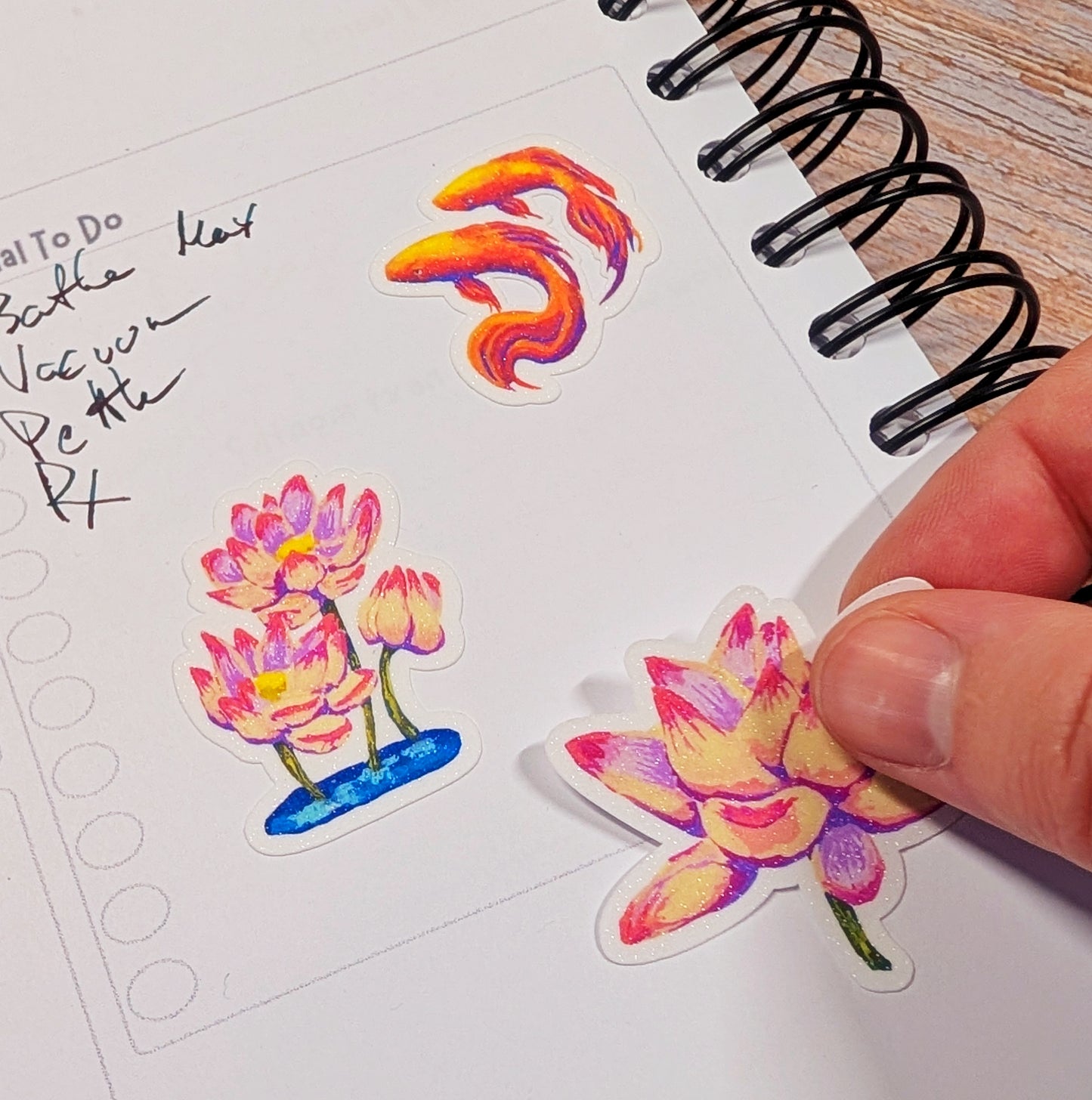 Lotus Pond-erings Vinyl Sticker Sheet