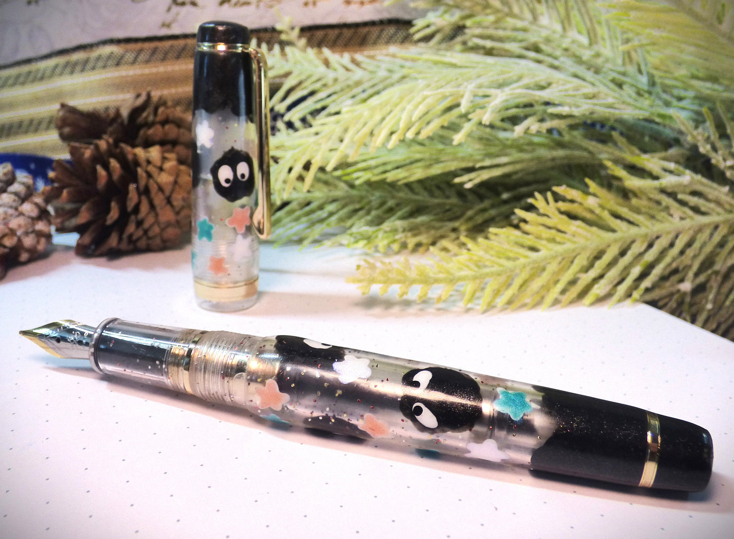 Soot Sprite Soiree - Custom Foutain Pen