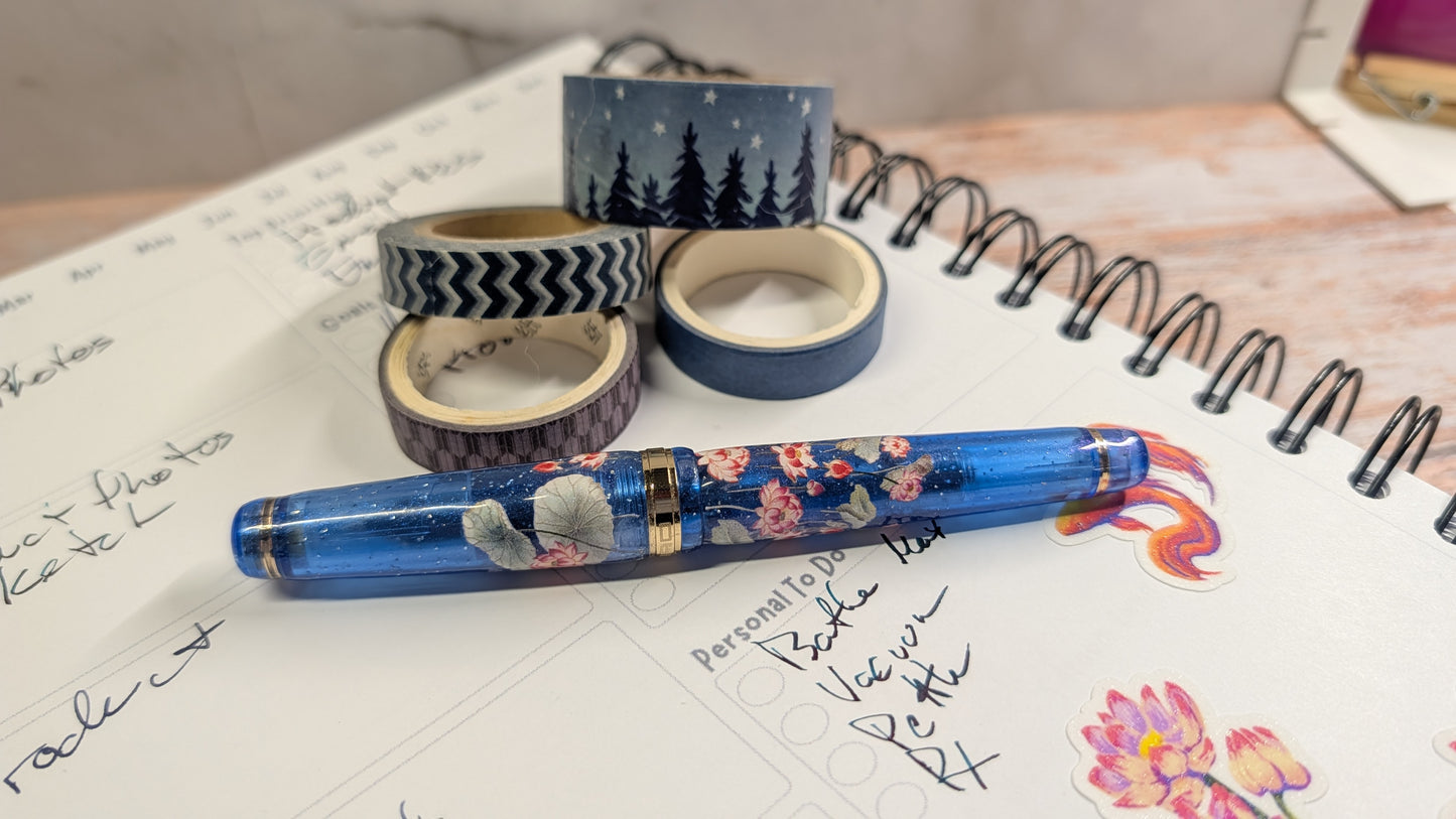 Lotus Pond-erings-Custom Jinhao 82