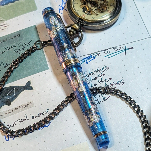 Stained Glass Rose- Custom Jinhao 82 Fountain Pen
