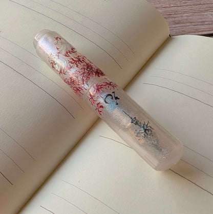 Kitsune Flash - Custom Fountain Pen Majohn Wancai Mini
